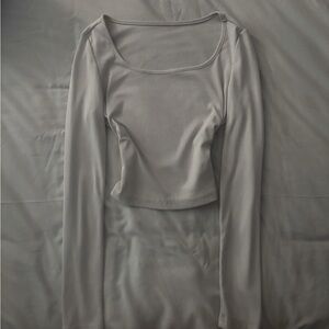 Long sleeve white shirt